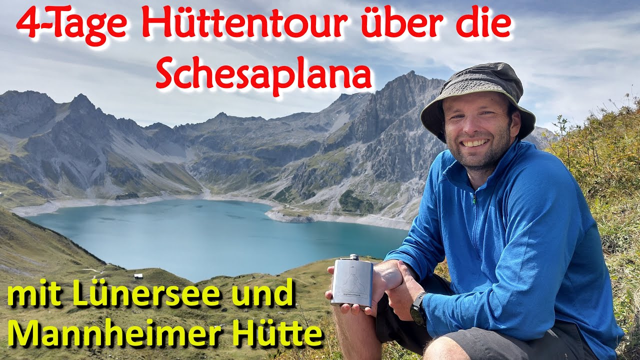 4-Day trekking across the Schesaplana with the Mannheimer Hut and Lake Lünersee in Vorarlberg