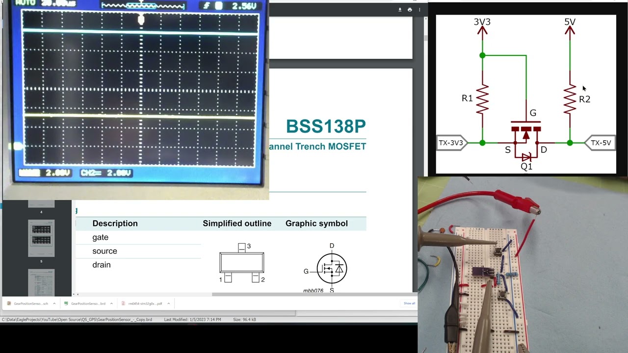 Level shifter using N Channel Mosfet