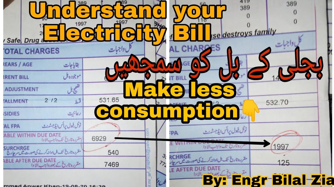 Understand your Electricity Bill |#GEPCO | #NEPRA | #Electricity_less_consuptions | #Bilal_Ziaullah