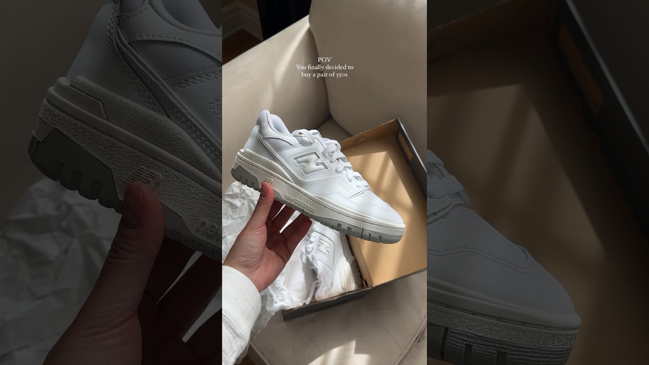 Unboxing my New Balance 550s 👟