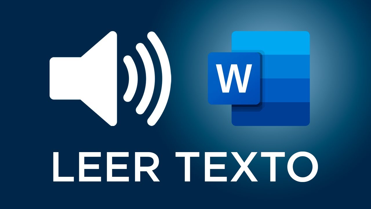Cómo LEER EN VOZ ALTA un documento de Word automáticamente
