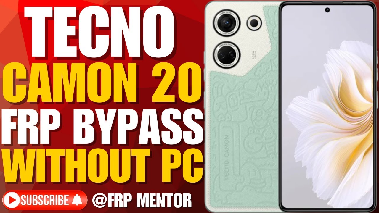 Tecno Camon 20 FRP Bypass Easy Method 2026 | All Tecno Android 15 FRP Bypass 2026