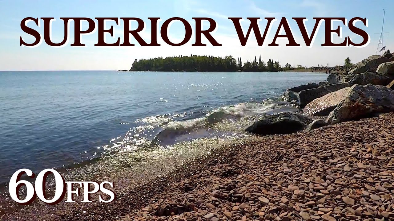 🎧 LAKE SUPERIOR WAVES | The Relaxing Sound of Lake Superior Waves | 9 Hours