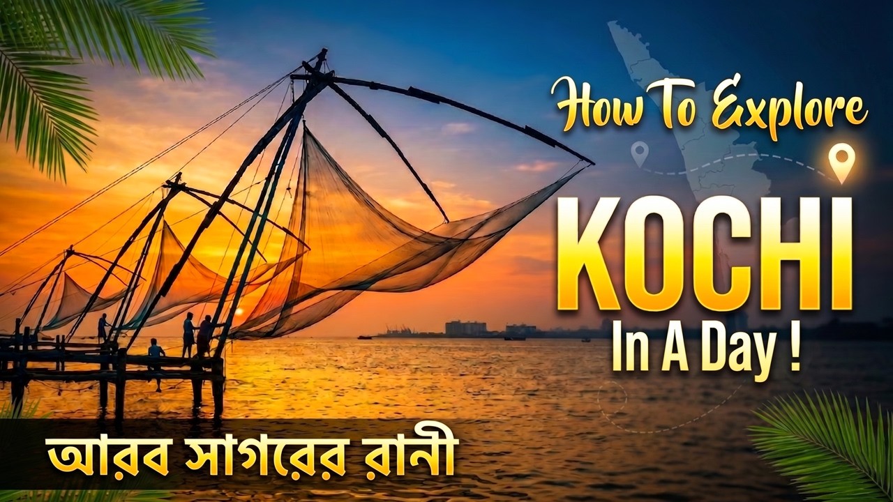 Kochi in One Day  | Explore 17 Attractions  using Only  Public Transport