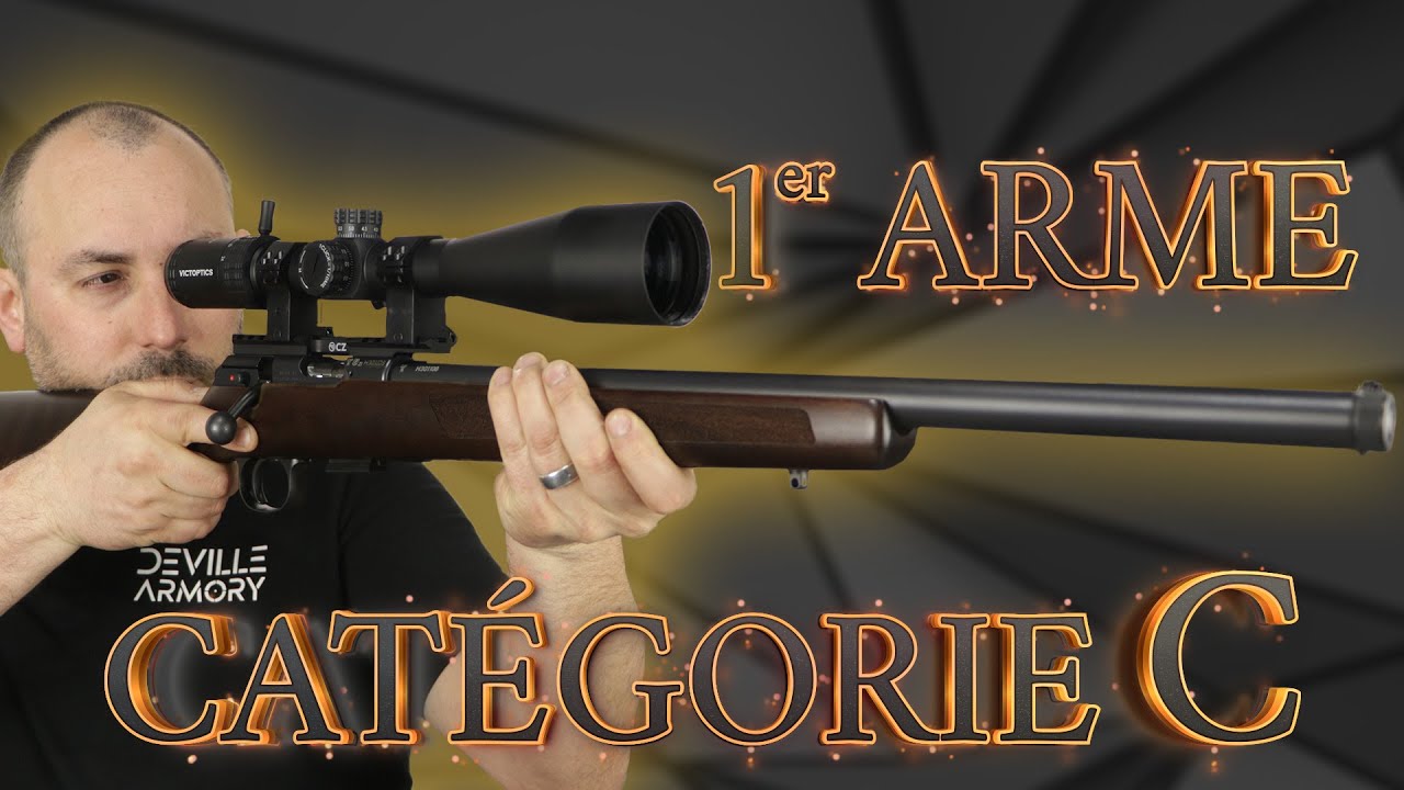 1er arme cat&eacute;gorie C : Carabine 22 Lr ? #carabine #arme #fftir