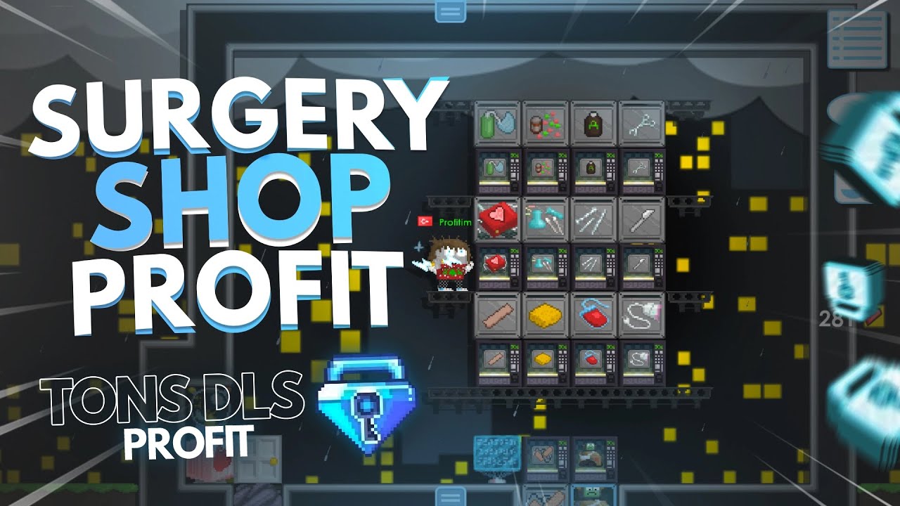 HOW TO GET RICH WITH SURGERY SHOP (Mini Vend Shop Profit !!) - Growtopia