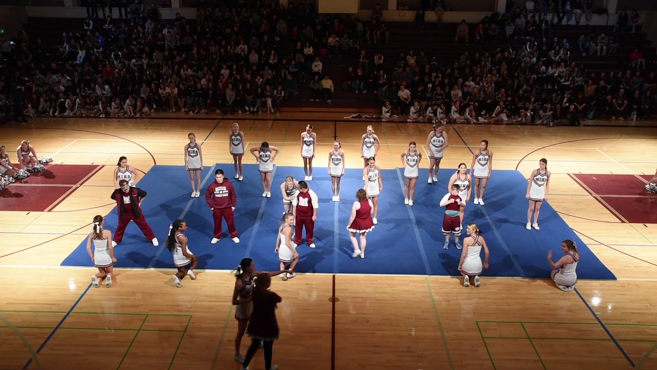 MIHS Cheer Spring Sports Assembly 2019