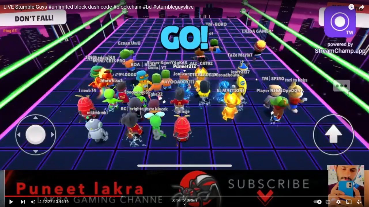 Unlimited Block Dash New Update 0.42.2 Stumble Guys Live #bdcode #stumbleguyslive  #gaming