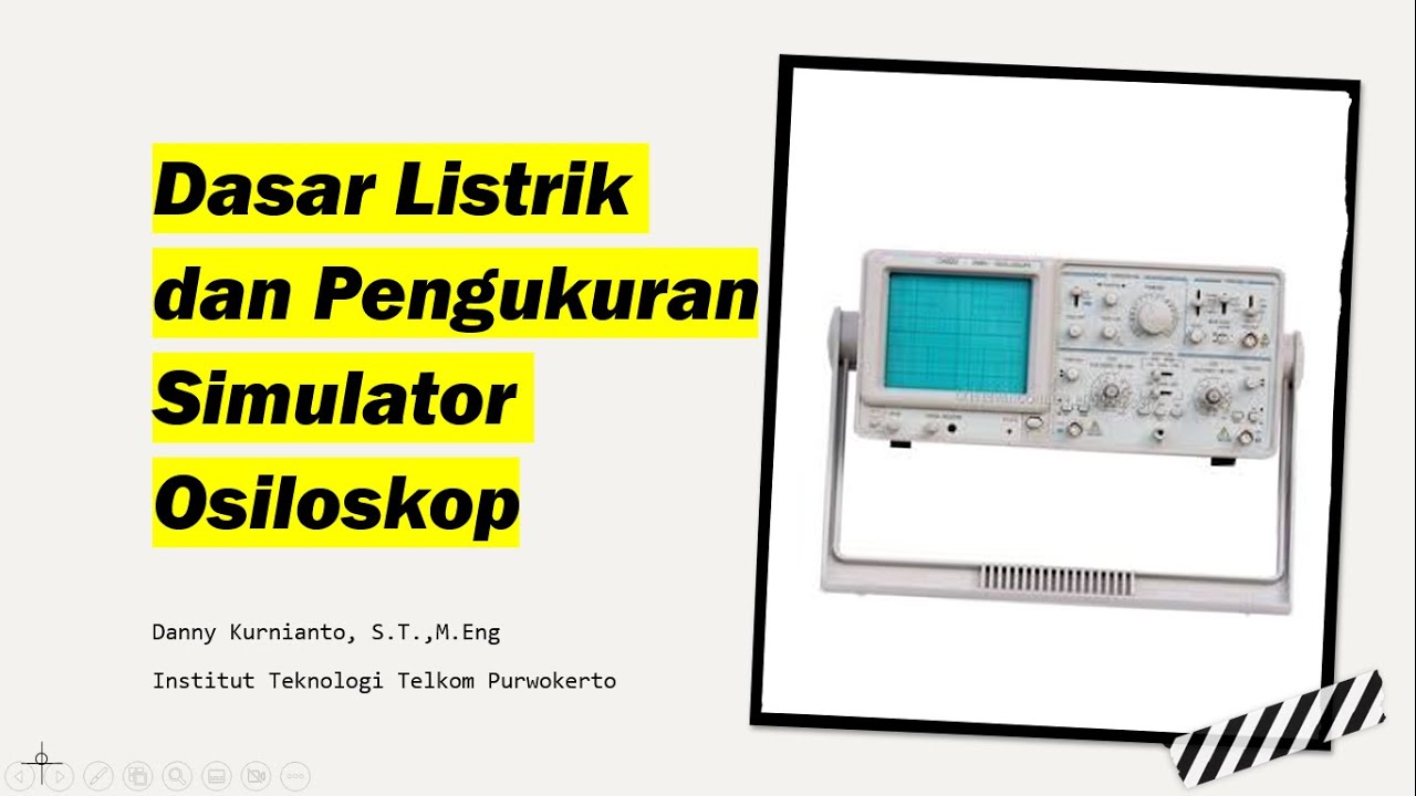 Dasar Listrik dan Pengukuran  - Simulator Osiloskop