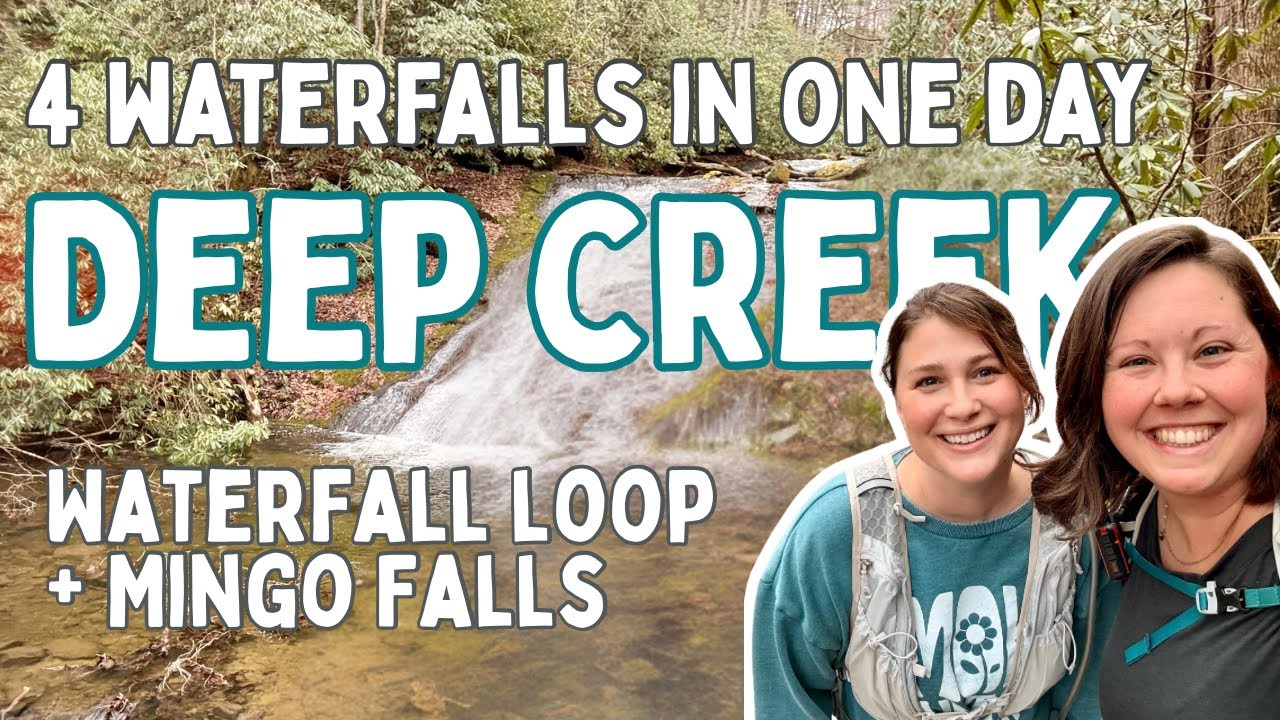 Exploring Waterfalls in the Great Smoky Mountains National Park | Deep Creek + Mingo Falls