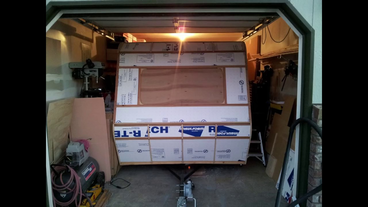 How To Build A DIY Travel Trailer - Part 3 (Insulation and Exterior Skin)