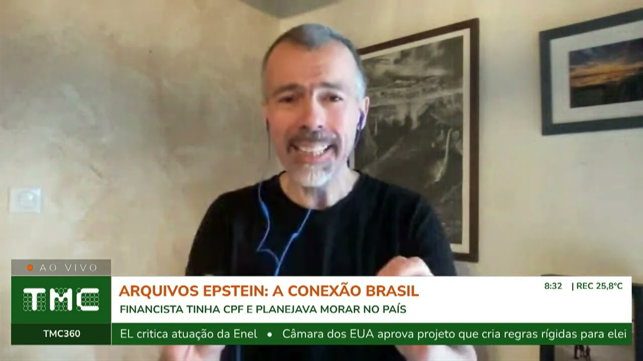 JAMIL CHADE: EPSTEIN TINHA CPF E PLANEJAVA MORAR NO PAÍS