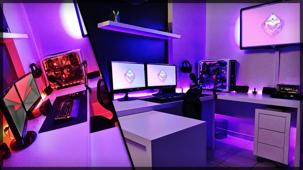 ✔ MEU SETUP GAMER 2017/2018 - MELHOR QUARTO GAMING ROOM!
