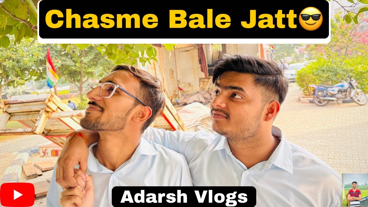Chasme bale Jatt😳😎#viral #comedy #funny #adarshvlogs 