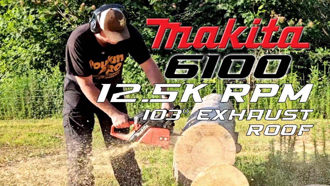 Makita Dolmar 6100 ported for 60cc shootout