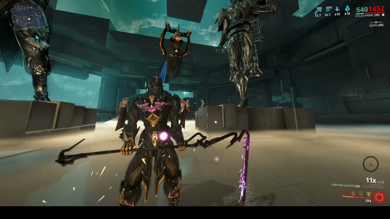 Warframe: Exodia Hunt + Rending Crane = Vacuum Grinder
