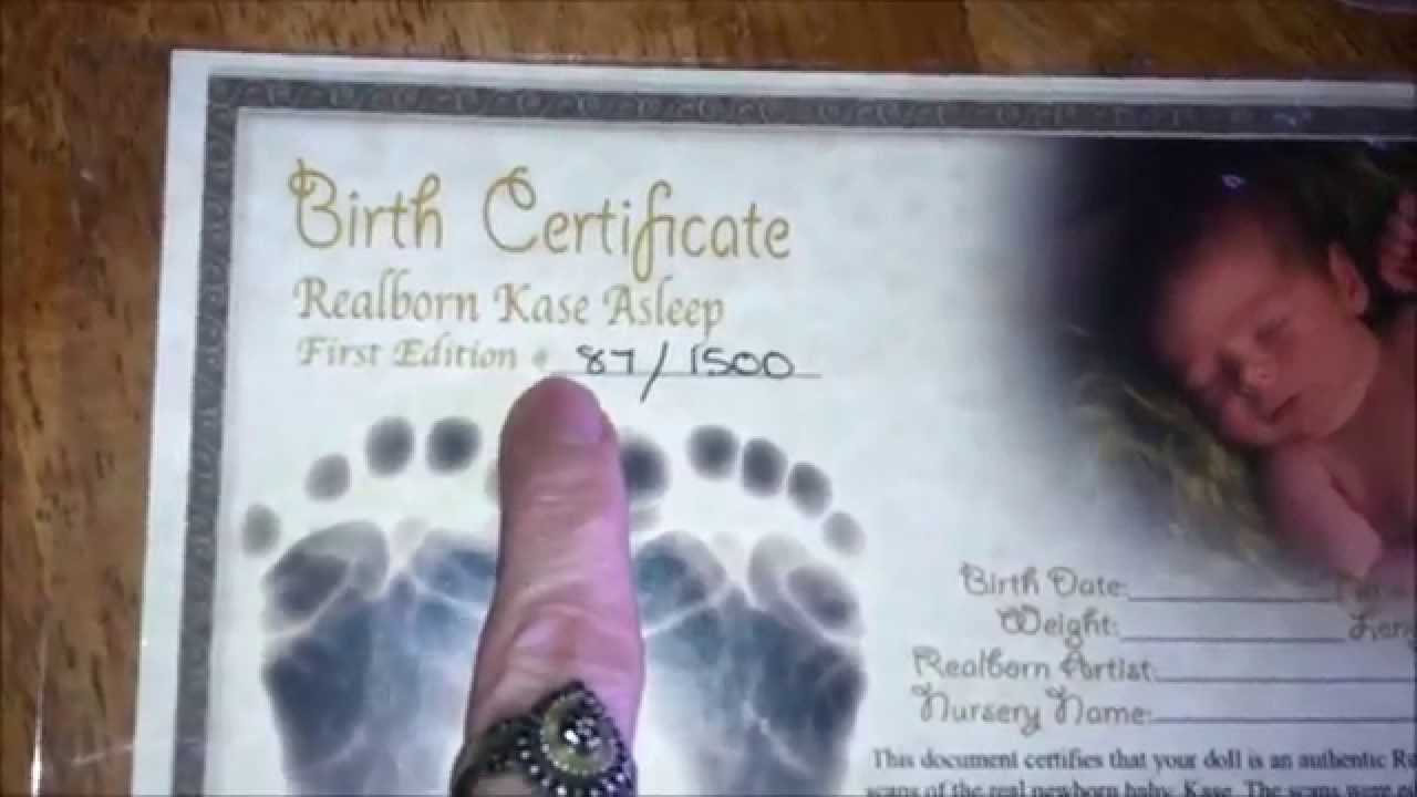 Realborn Kase asleep kit