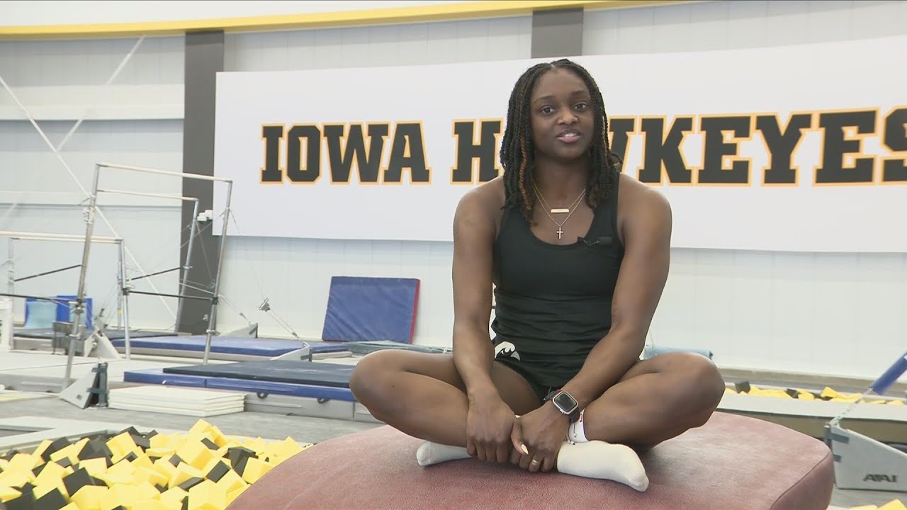 Iowa Gymnast shows self-care is most important in her career