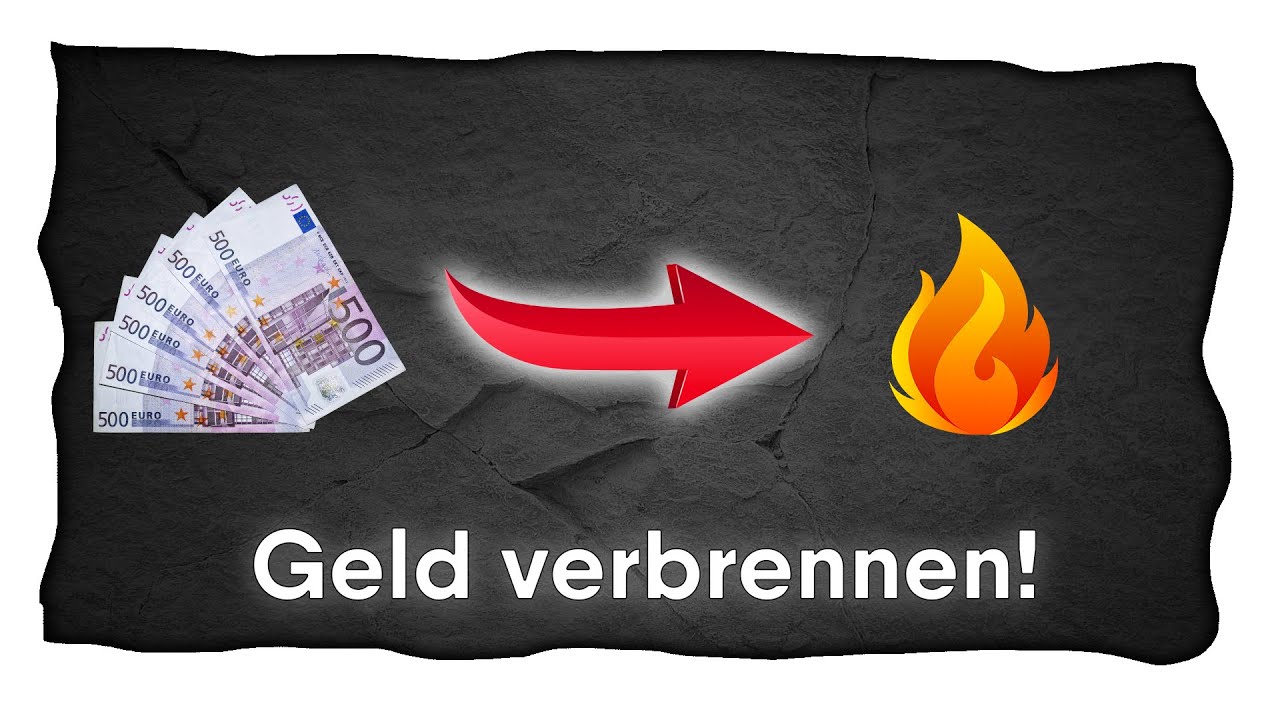 Einen GELDSCHEIN verbrennen OHNE das ER verbrennt!! | Chemie Experimente #1
