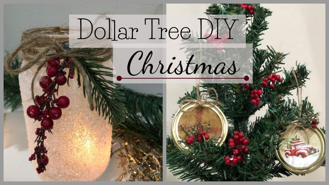 Christmas Dollar Tree DIY | 2018