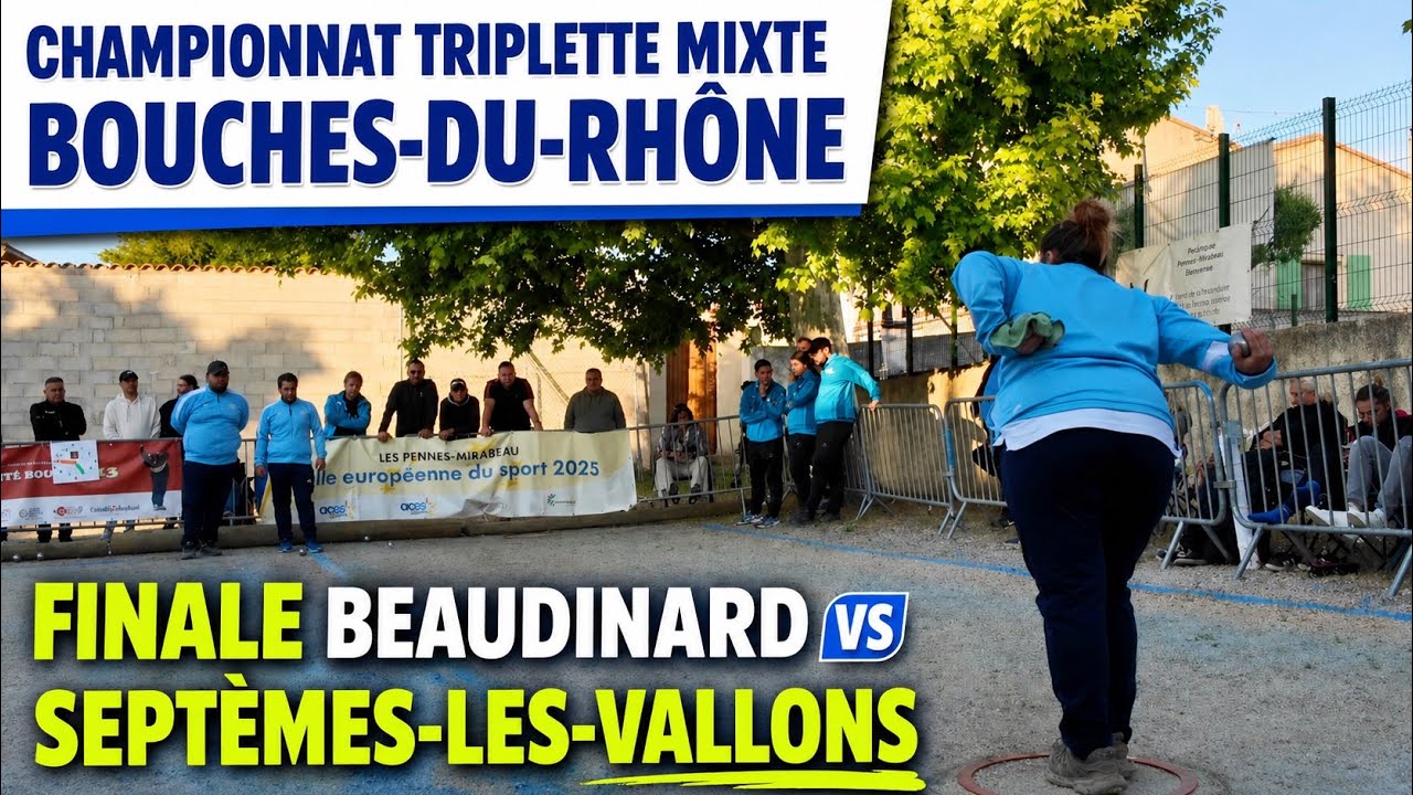 FINALE DU CHAMPIONNAT TRIPLETTE MIXTE DES BOUCHES DU RHÔNE 2025 #petanque