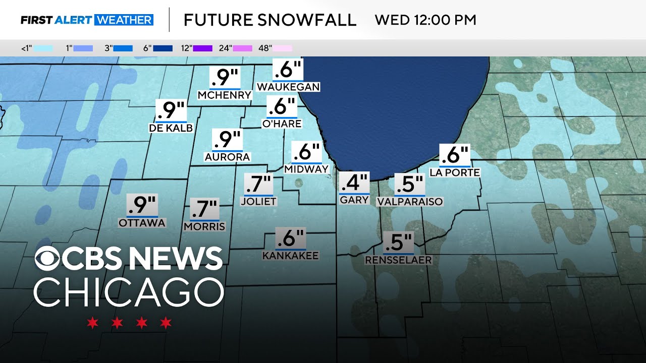 Chicago weather: Light snow overnight