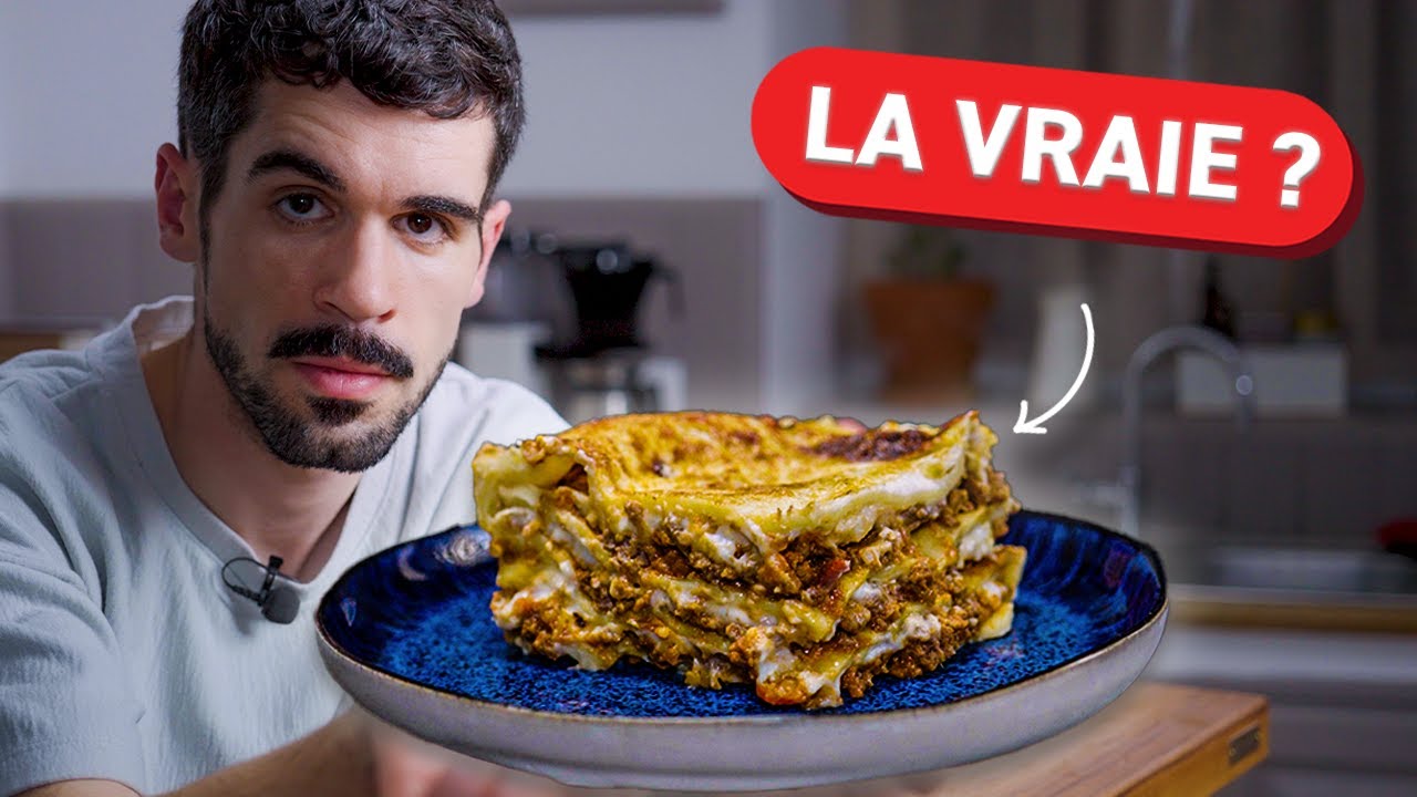 Ragù alla BOLOGNESE : PAS une sauce tomate ? (recette complète des lasagnes)