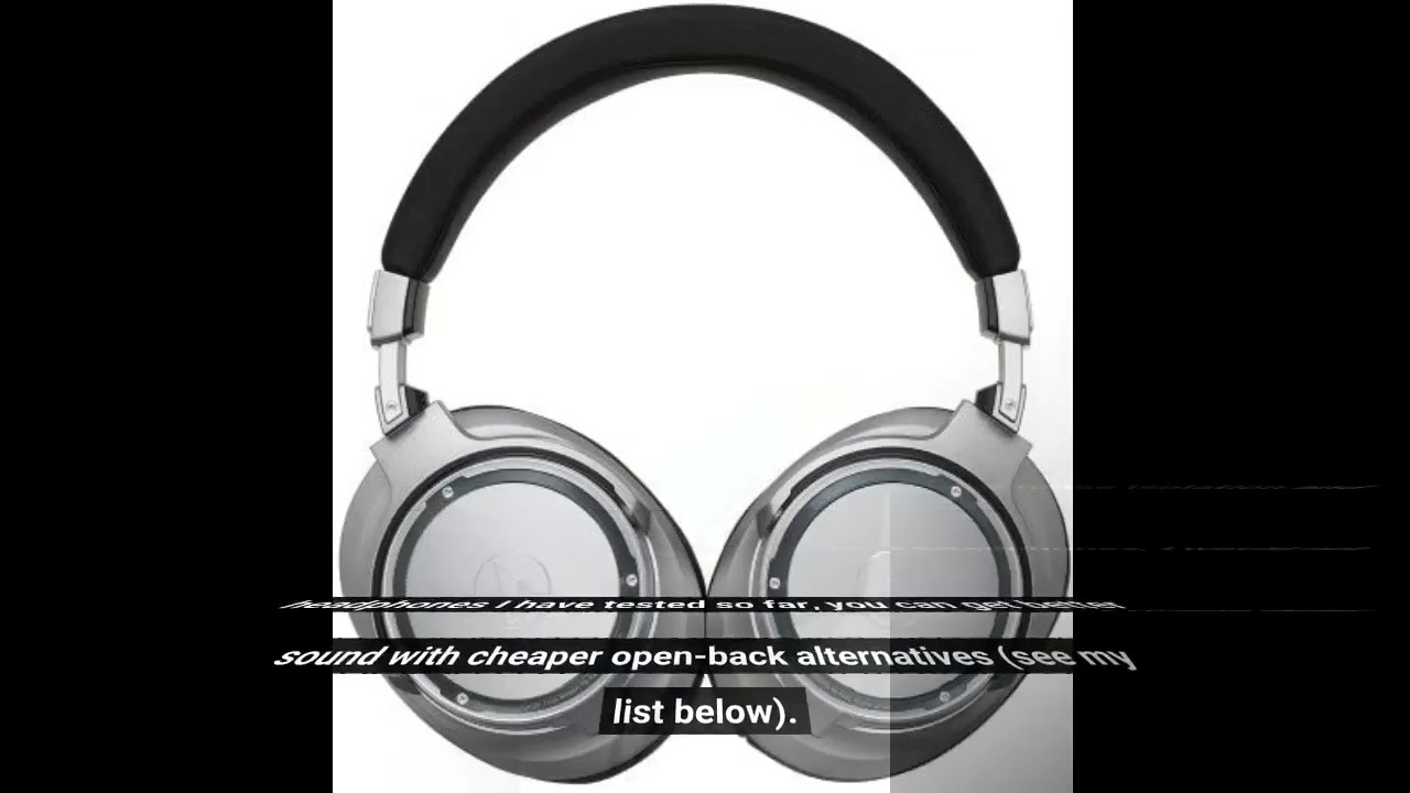 AudioTechnica ATH SR9 Sound Reality Over Ear High Resolution Headphones with In Line Microphone
