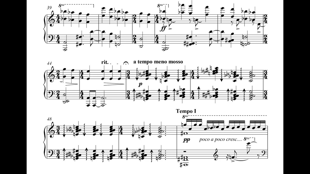 Chorale (space) from Prelude, Chorale and Scherzo