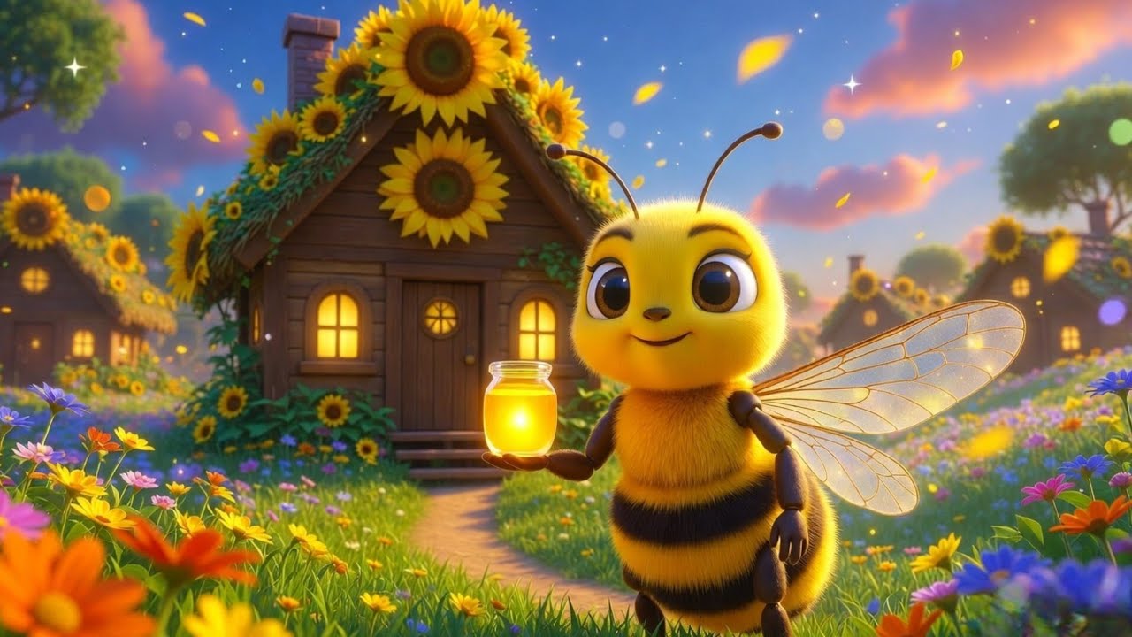The Magical Bee Village Among the Flowers | A Dreamy Flower Garden Where Bees Build Their Village 