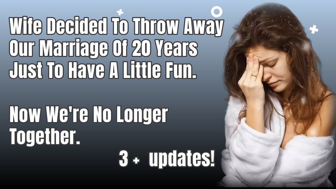 Cheating Wife Decided To Throw Our Marriage Of 20 Years.