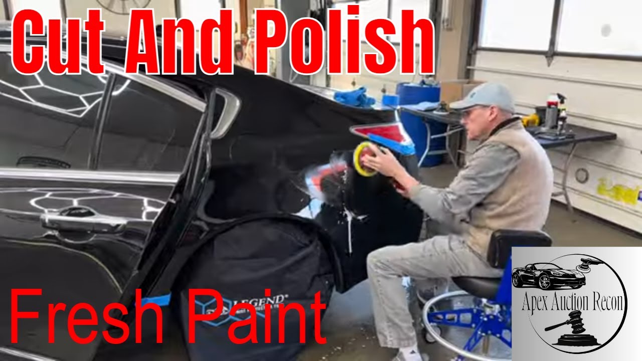How To Cut And Finish Fresh Paint! Removing Orange Peel And Imperfections!