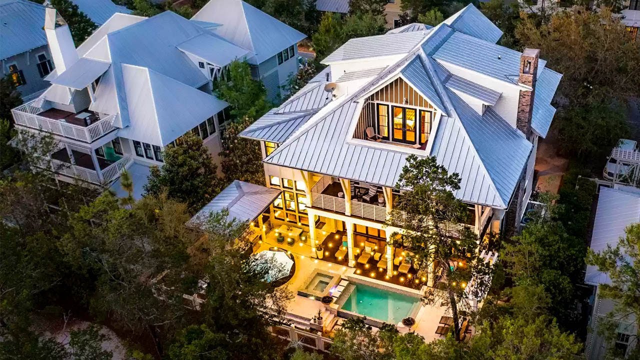Watercolor Florida House Tour - 6,442 sqft - Santa Rosa Beach Home