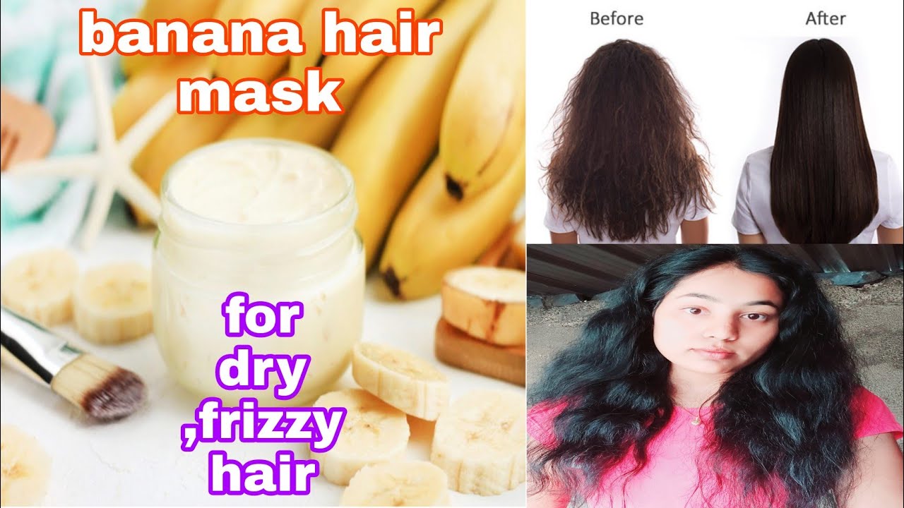 Simple DIY Hair Mask for DRY + FRIZZY Natural Hair | Banana , Coconut Oil , + Honey @MYWORLD2019