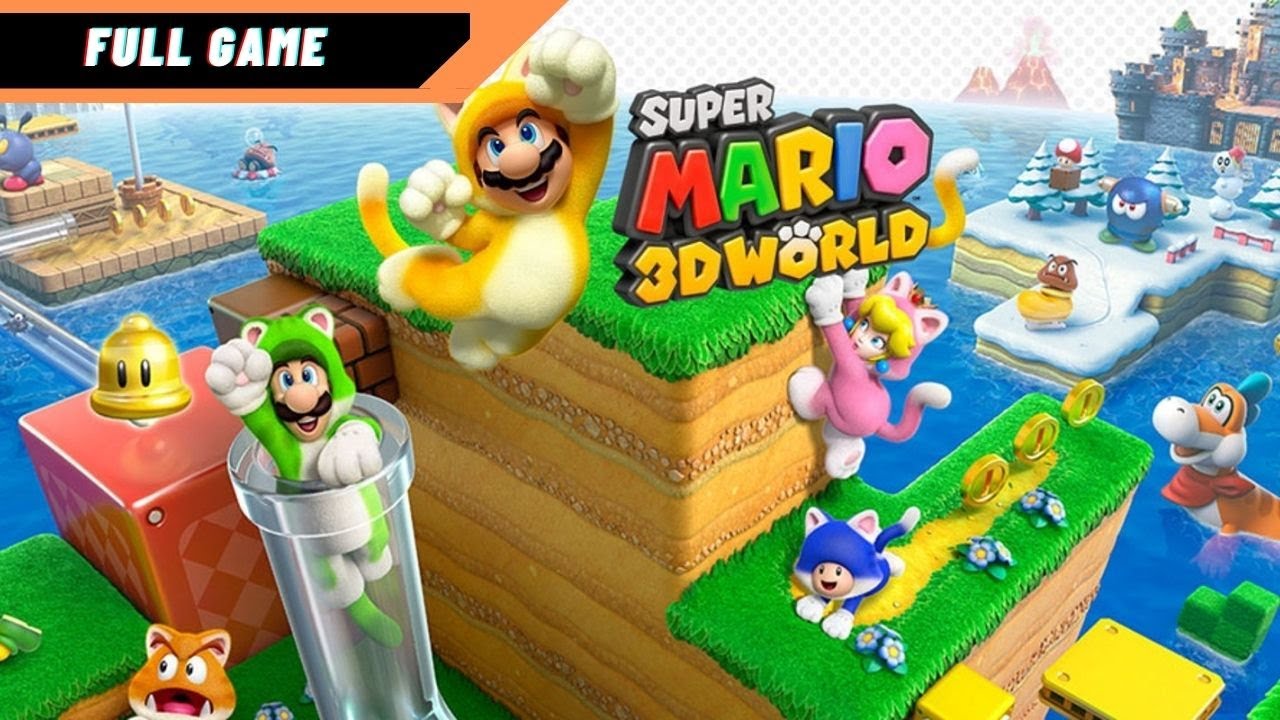 Super Mario 3D World [Full Game] [LongPlay] 4K 60FPS