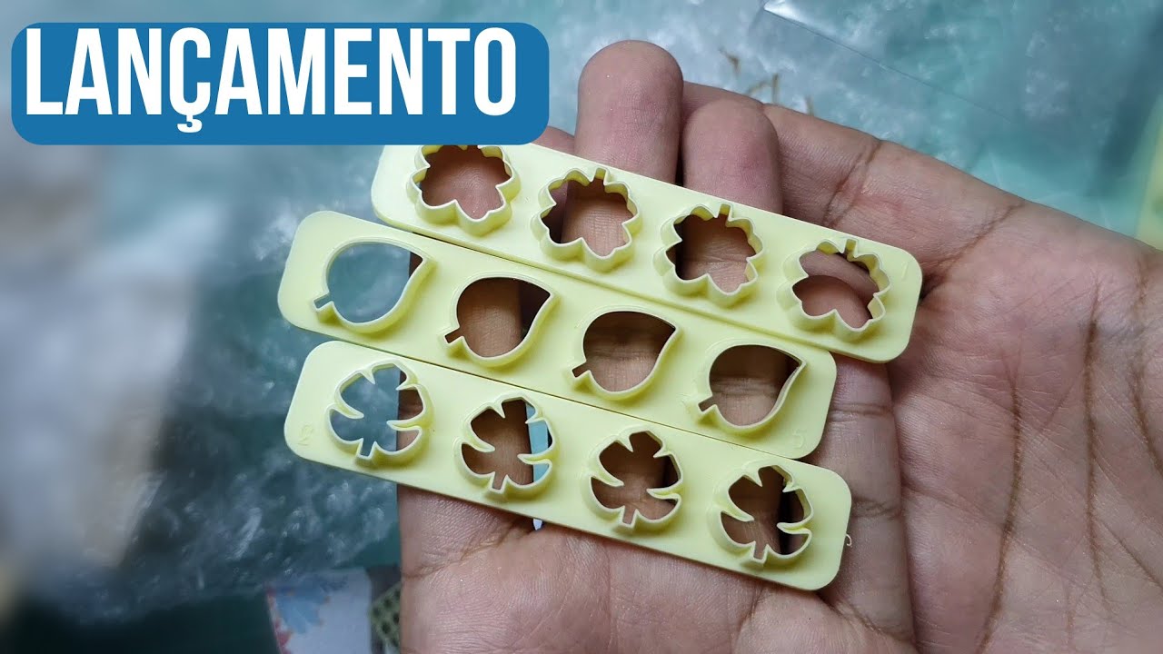 LANÇAMENTOS  da BlueStar | Reguas de miniaturas DE FLOLHAS E FLORES EM BISCUIT | RECEBIDOS