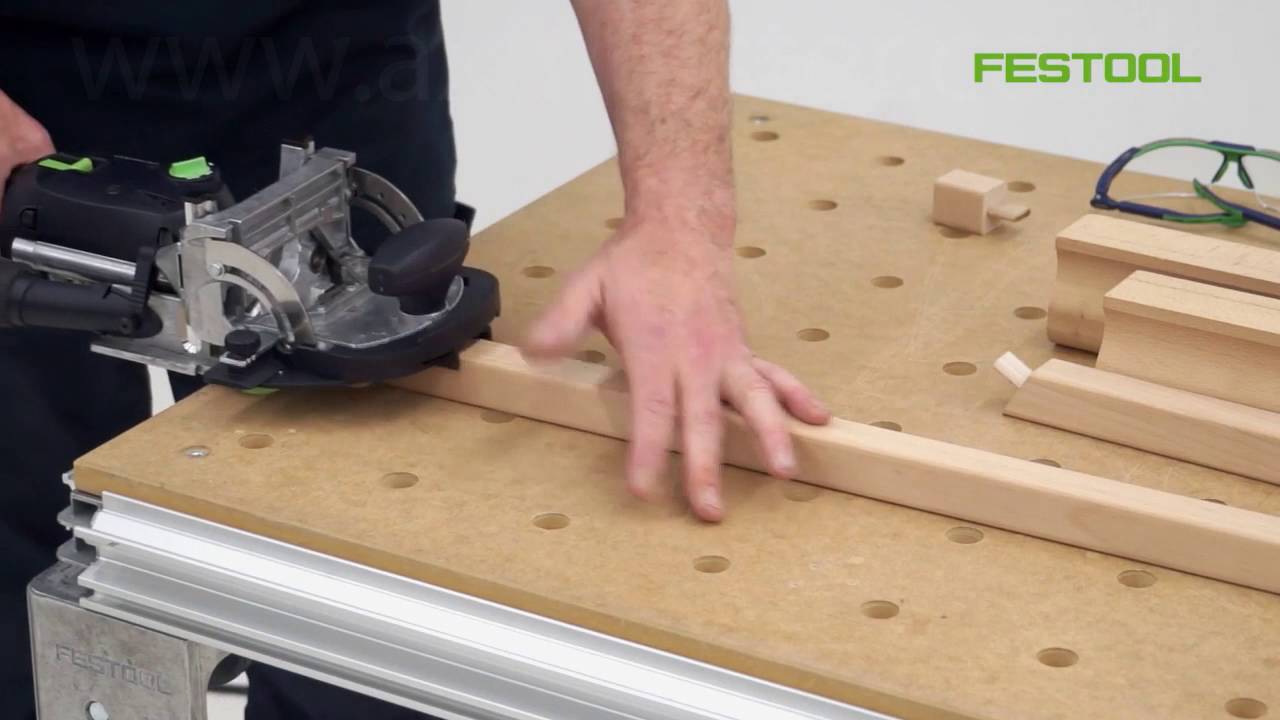 Festool Domino DF 500 - Rack joints and secure spindle positioning