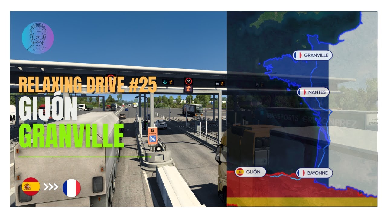 EURO TOLL SIMULATOR | BONJOUR NORMANDY! | VOLVO FH5 GLOBETROTTER | EURO TRUCK SIMULATOR 2 #25