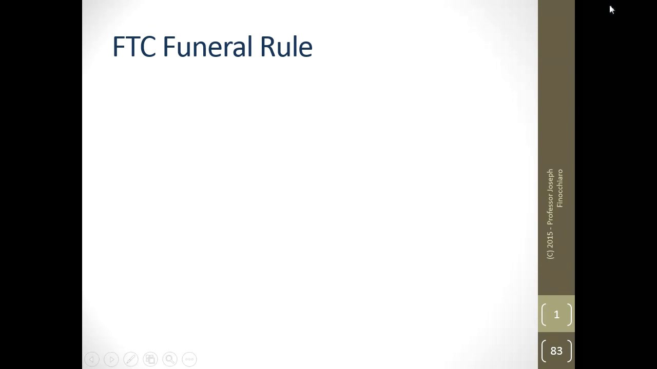 Funeral Law - Gilligan Text - Chapter 14 - FTC Funeral Rule