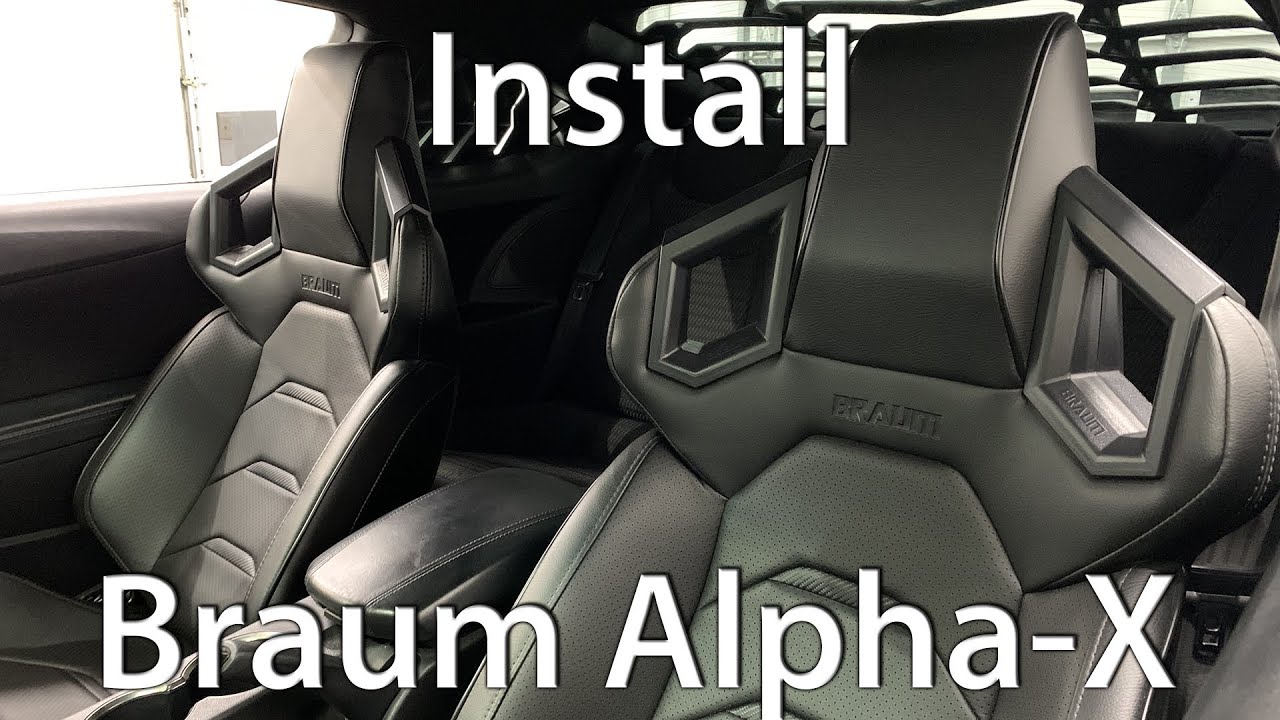Braum Alpha X Seat Install - Genesis Coupe