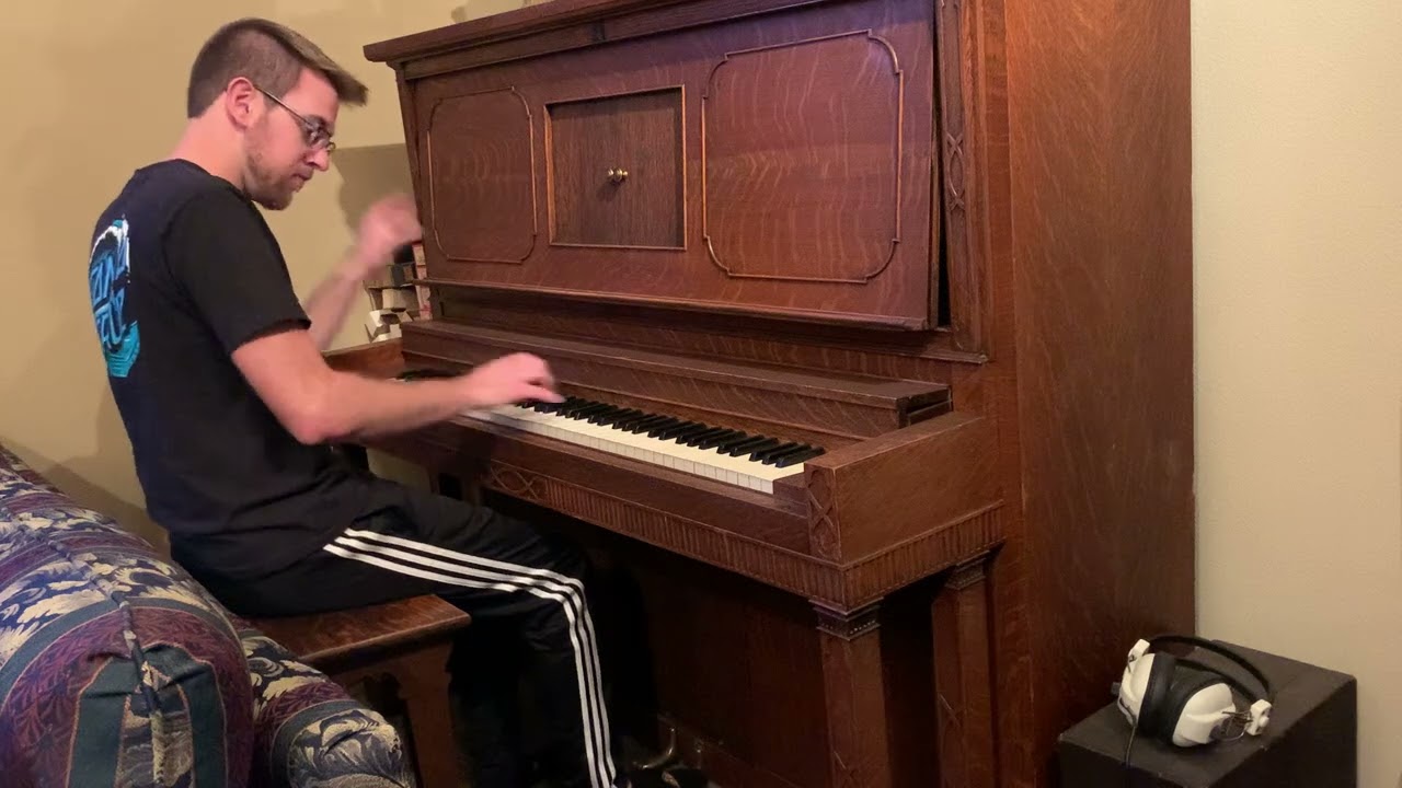 Blue Christmas jazz cover on piano Nov 2022