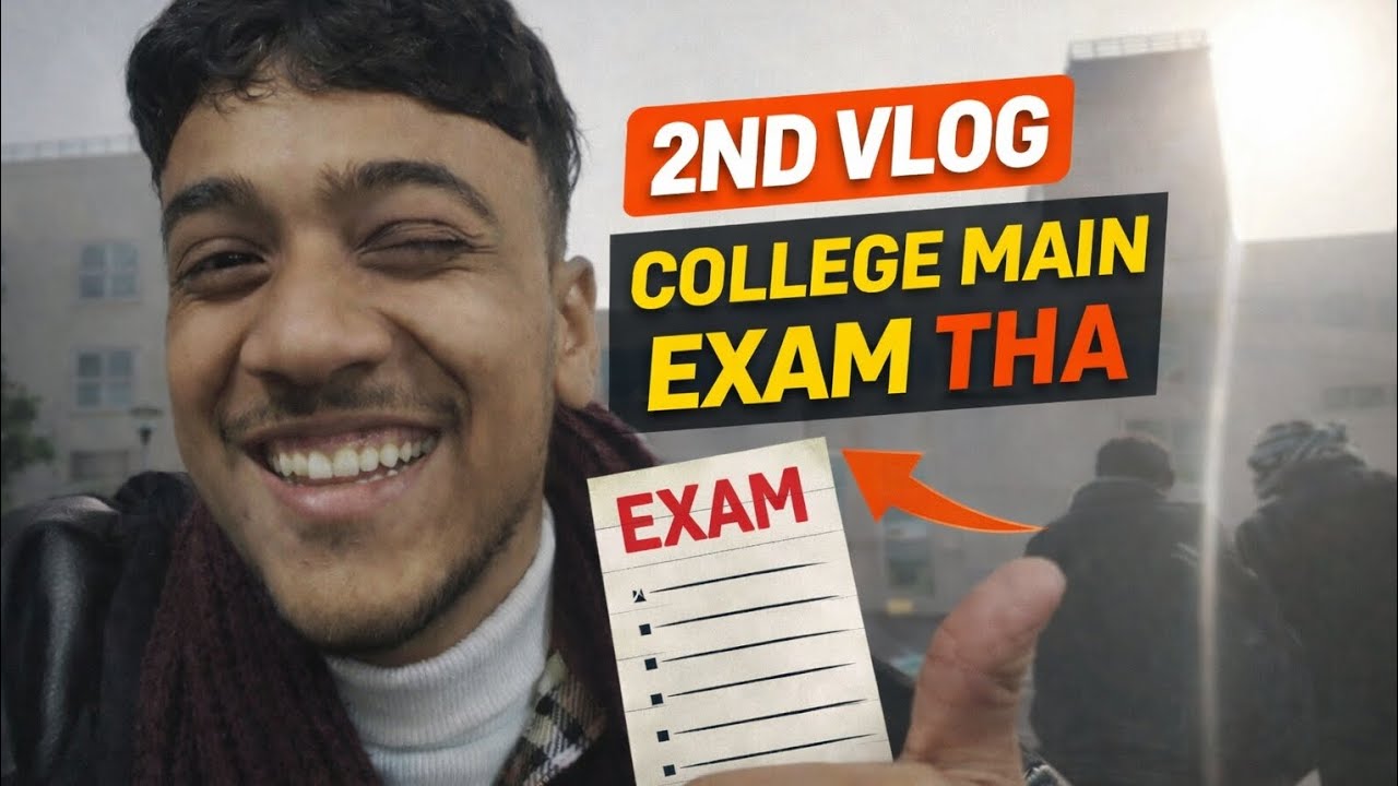 Aaj College Mein Paper Tha 😰 | Exam Day Vlog | 2nd Vlog | Tarun Gupta Vlog