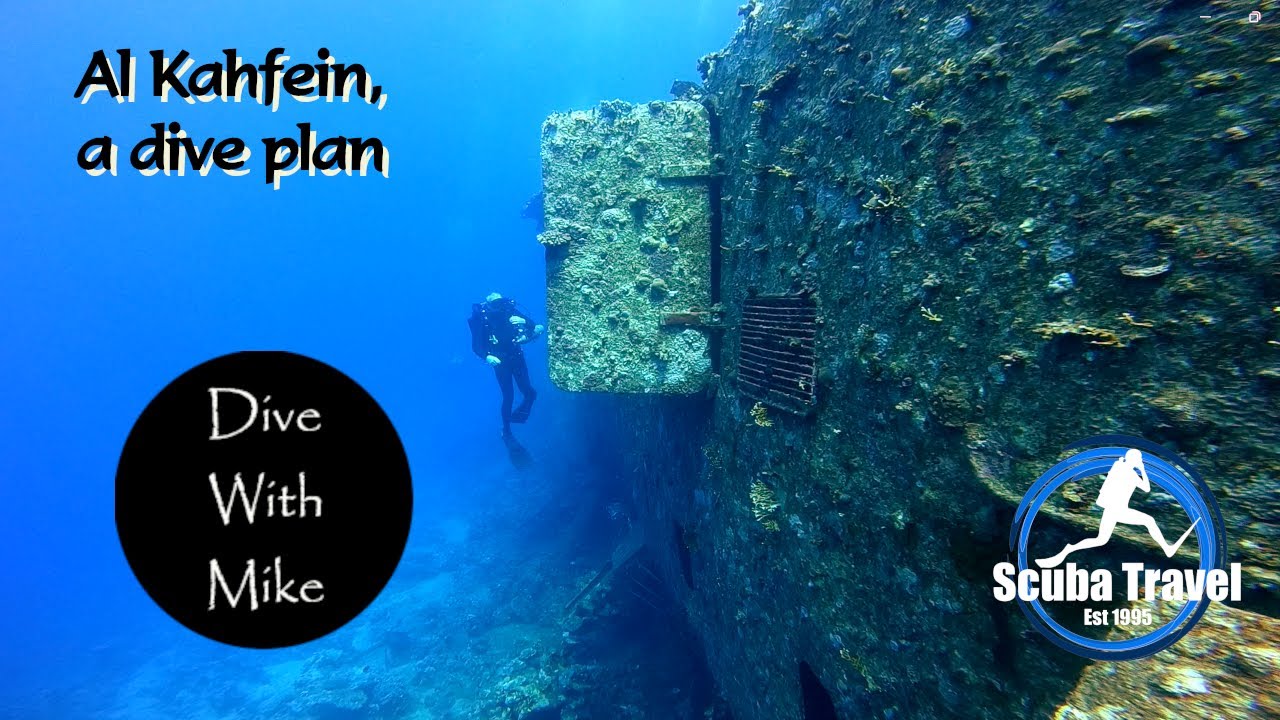 Al Kahfein Red Sea shipwreck scuba dive plan