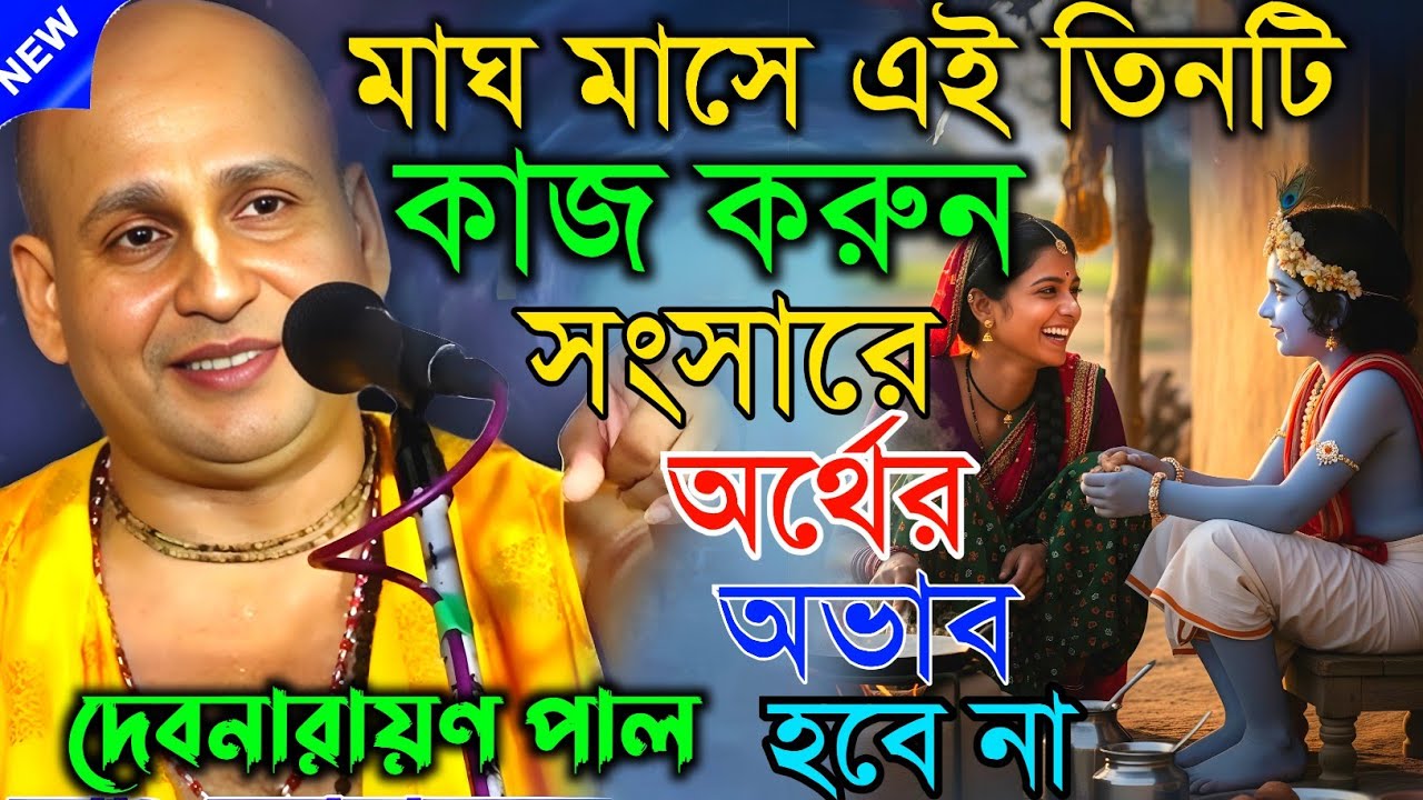 মাঘ মাসে এই তিনটি কাজ করুন || সংসারে অর্থের অভাব হবে না।।দেবনারায়ণ পাল || Debnarayan pal