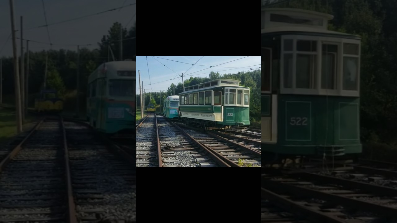 Capital Traction 522 going into the shop #railroad #train #trolley #railway