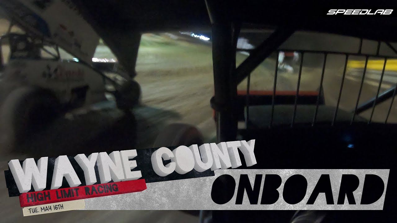 ONBOARD: Justin Sanders High Limit Racing at Wayne County Speedway | 5.16.23