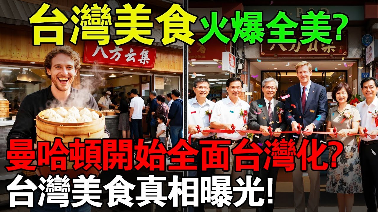 台灣包子引爆全美？3億美國人排隊也要吃！台灣到底憑什麽？#兩岸 #taiwan #熱門 #台灣 #外國人在台灣 #分享