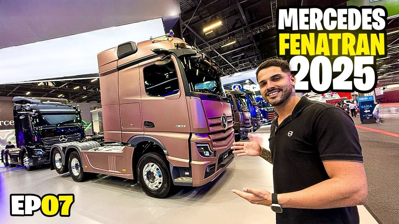 NOVOS LANÇAMENTOS MERCEDES 2025 😍 FENATRAN 2025 EP7
