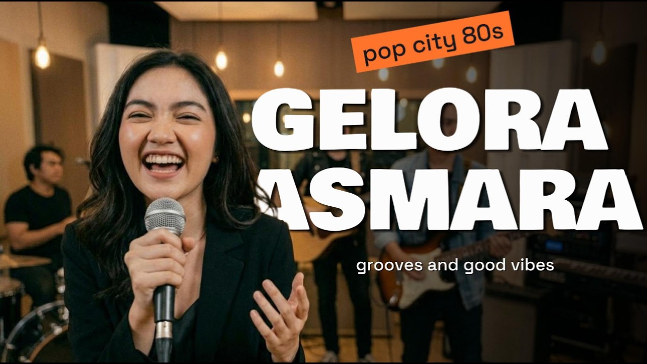 Derby - Gelora Asmara | Cover City Pop 80s Dance Funk #GeloraAsmara #coverindonesia