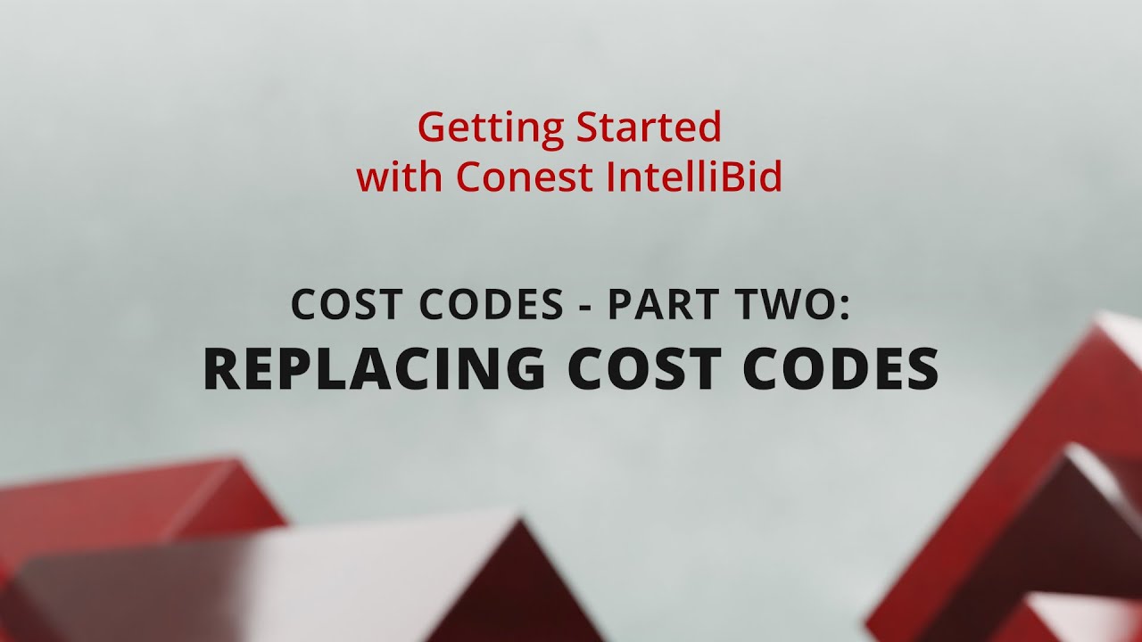 Cost Codes - Part Two: Replacing Cost Codes | Conest Software